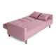 thumbnail image 5 of Sofá Cama de Lino Makora Palo de Rosa con Portavasos Modelo Tammy, 5 of 9