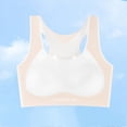 thumbnail image 2 of hengsof Girls' Developmental Underwear, Summer Fashion Solid Color Thin Comfortable Breathable Vest Bra, Suitable for Children, 2 of 5