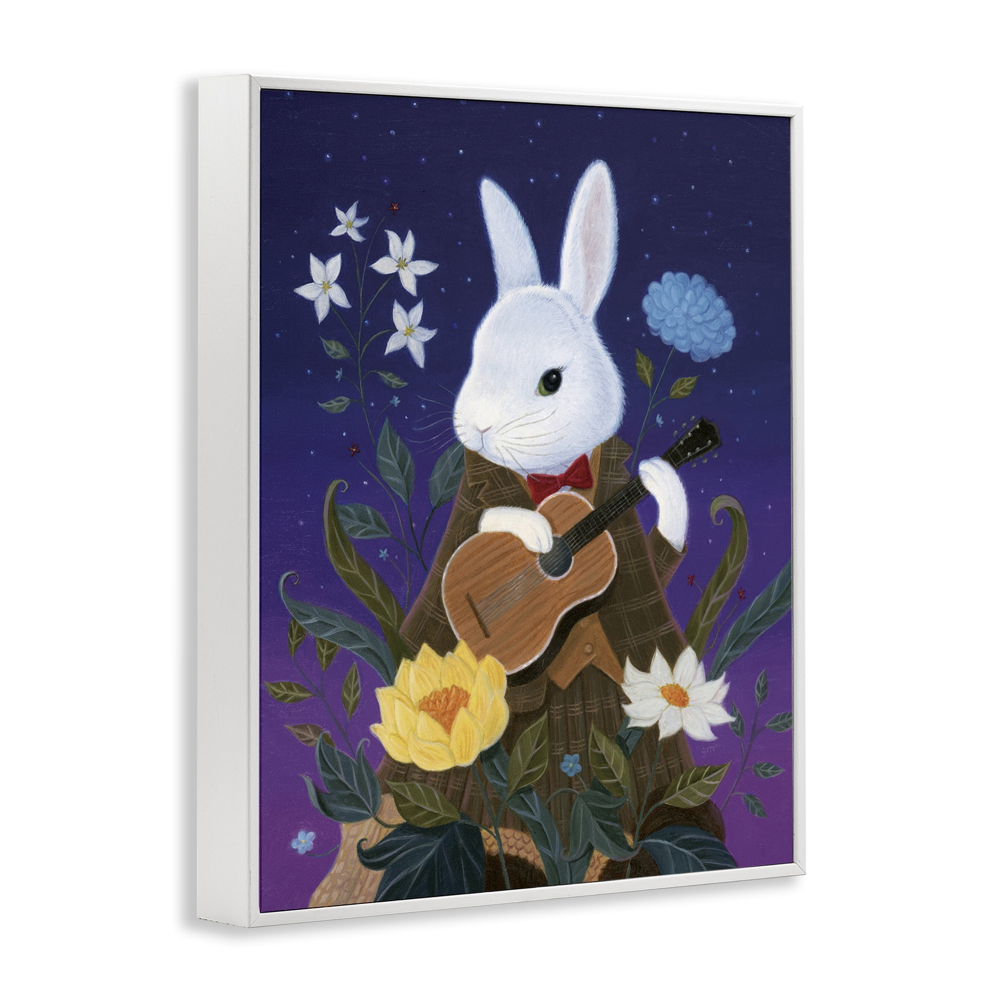 Stupell Industries Maria Von Carrot White Framed Giclee Art, design by Gina Matarazzo