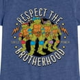 thumbnail image 3 of Teenage Mutant Ninja Turtles -Respect The Brotherhood - Toddler & Youth Girls  Graphic T-Shirt, 3 of 5