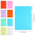 thumbnail image 2 of Topbathy 16Pcs Clear Paper Protectors for Office with Color-Coded System, 2 of 8