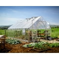 thumbnail image 4 of Palram - Canopia Balance 10' x 20' Polycarbonate/Aluminum Walk-In Greenhouse - Silver - with Roof Vents, 4 of 11