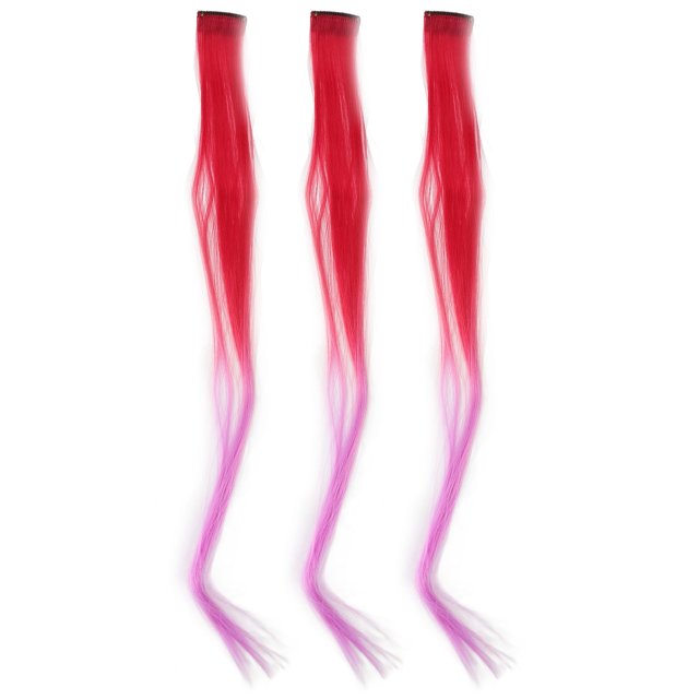 Postizo BuyWeekMX largo 10 Uds Clip de color en extensión de cabello postizo