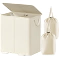 thumbnail image 1 of Cesto de ropa Lifewit doble con tapa y bolsas extraíbles 136 L, 1 of 6