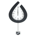 thumbnail image 2 of Pendulum Analog Wall Clock, Modern 11.81 x 22.44inch Large Silent Non Ticking Decorative Wall Clock for Living Room Dining Room Battery Operated, 2 of 7