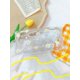 thumbnail image 3 of 1pc Transparent Waterproof Pen Pouch With Flower Pattern, 3 of 4