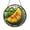 Acrylic 3.5 Inch, variant on Melon Slices Stained Glass Style Suncatcher Window Hanging Decor, Fruit Decorative Glass Panel Art for Kitchen Window Decoration