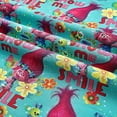 thumbnail image 2 of Trolls Poppy True Colors Are Beautiful 1 Yard Precut Fabric, 2 of 4
