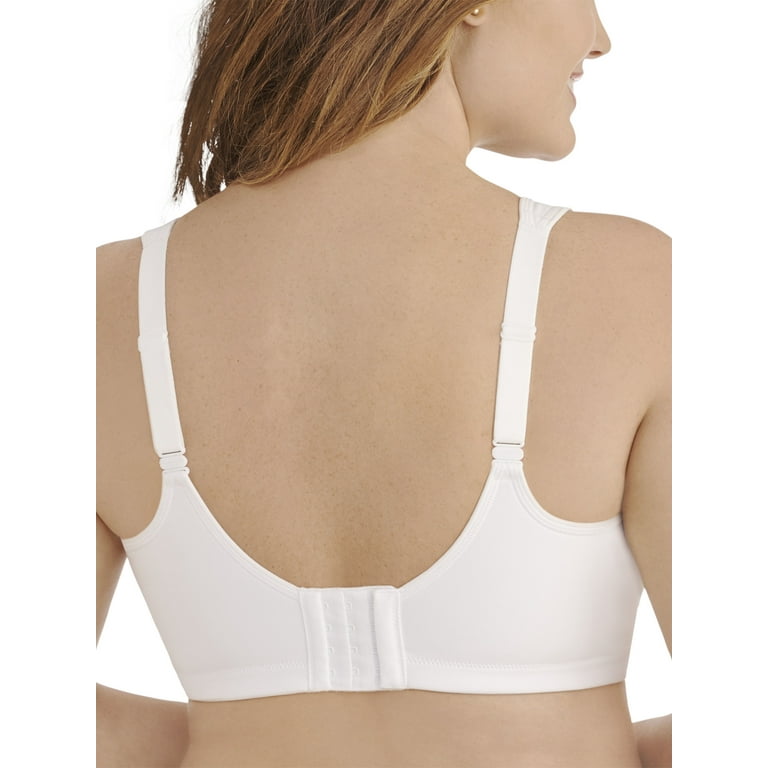 Vanity Fair High Impact Sports Bras for Women, Breathable, Moisture  Wicking, Non Padded Cups up to DDD, White, 42C at  Women's Clothing  store