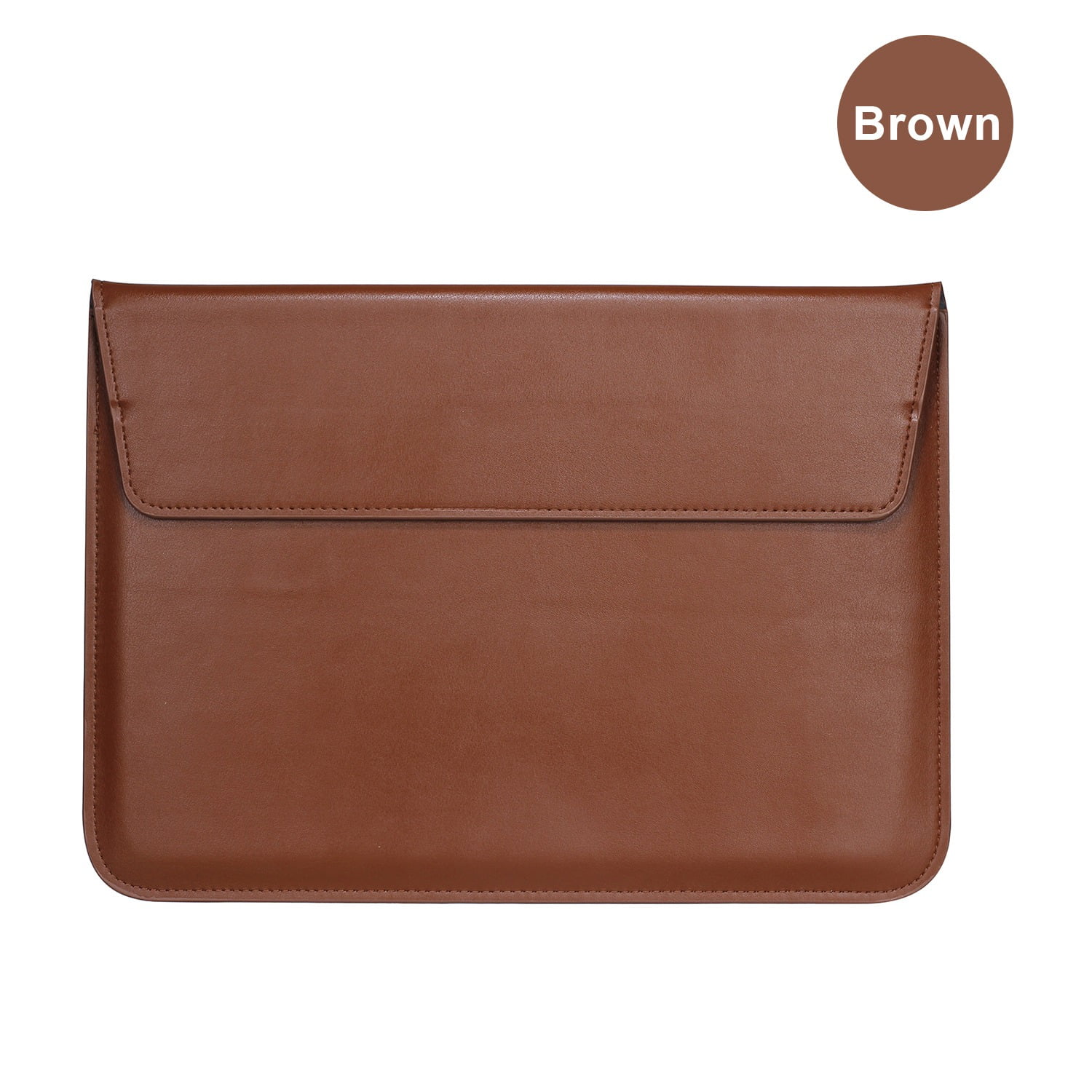 Laptop Bag 11 12 13 15 PU Leather Case Laptop Case Cover Color : Brown, Size : 15 Rretina A1398 