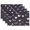 A239, variant on Ryvnso Placemats Set of 4 Hearts Bats Dining Mats Heat-Resistant Non-Slip Washable Table Mat