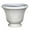Stone, variant on L&G Solutions 12.9 in. H X 16 in. D Polyresin Pedestal Urn Planter Stone