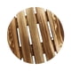 thumbnail image 5 of Maceta de madera con ruedas giratorias para facilitar su manejo en interiores y exteriores. Diámetro 35cm, 5 of 9