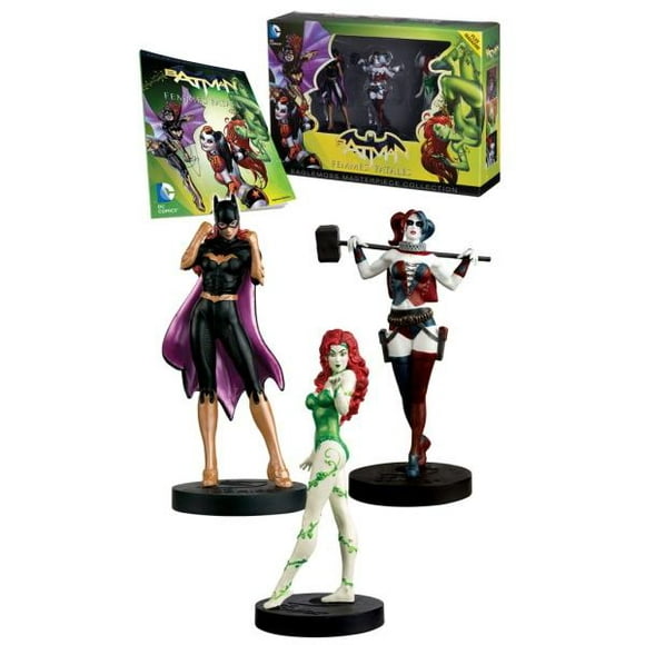 Eaglemoss DC Chef-D'œuvre Collection 2: Femme Fatales Figurine Set - Batgirl, Harley Quinn, Poison Ivy [Jouets, Âges 18+]