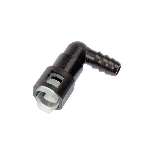 Dorman 800-086.5 5 conectores rápidos de línea de combustible - Adaptar 3/8 pulg. Acero hasta 3/8 pulg. Paquete de 5 tubos de nailon de ajuste universal