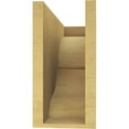 thumbnail image 4 of 6"W x 18"D x 12"H Classic Asheboro Rough Cedar Woodgrain TimberThane Corbel, Primed Tan, 4 of 6