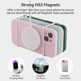 thumbnail image 3 of for iPhone 13 Case Liquid Silicone Magsafe Magnetic Stand with Screen Protector Full Protection Slim Shockproof Protective Case Cover 6.1 Inch - Pink, 3 of 11