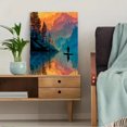 thumbnail image 5 of Stand Up Paddle Boarding Canvas Print, Watercolor Sport Art, Outdoor Adventure Gift, 5 of 8