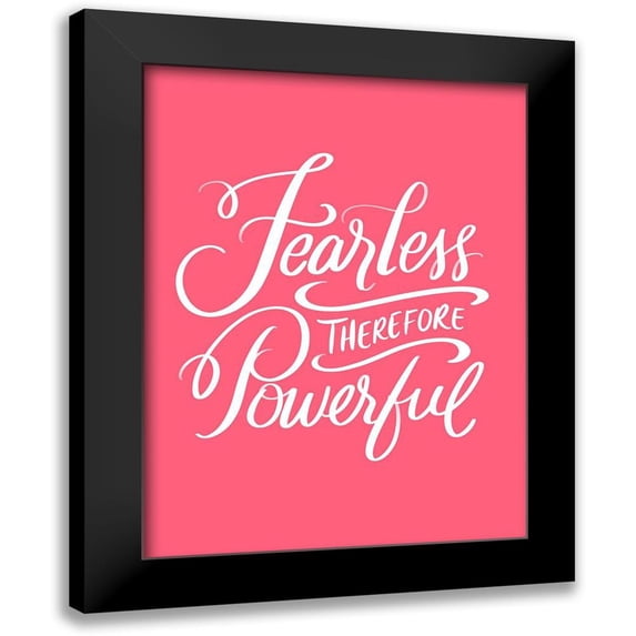 Batista, Dee 19x24 Black Modern Framed Museum Art Print Titled - Fearless