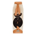 thumbnail image 6 of Jacenvly Women One Piece Swimsuit with Long Skirt Two-Piece Set Clearance Fashion Sleeveless Floral Boat Neck Surfing Swimwear Skin-Friendly Orange, 6 of 6