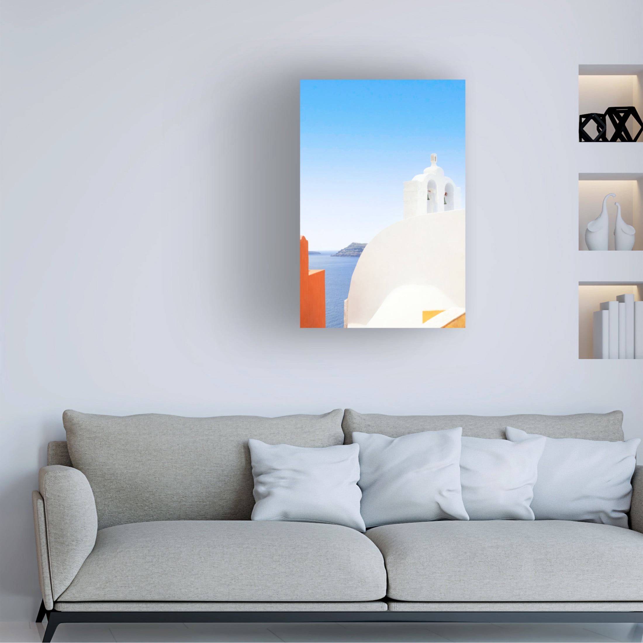 Trademark Fine Art Linda Wride A Splash Of Orange Canvas Wall Art