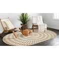 thumbnail image 1 of ECARPET Jute Style Area Rug for Bedroom, Living Room, Dining Room Manon Collection, 1 of 9
