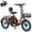 Orange, variant on MOONCOOL Foldable Electric Tricycle for Adults, 500W(Peak 1000W) Motor 48V 20Ah Battery, 20" Fat Tire Three Wheel Electric Bicycle