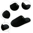 thumbnail image 6 of Dakaela Women's Fuzzy Slip on Slippers Warm Cozy Soft Plush House Shoes Lightweight Memory Foam Indoor Bedroom Slides Black 5.5, 6 of 8
