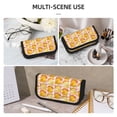 thumbnail image 5 of Bingfone Tasty Toasts Print Pencil Case Large Capacity Pencil Pouch Pen Bag Office Stationery Organizer Multifunctional Pencil Bag for Women & Men, 5 of 6