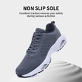 thumbnail image 4 of Ttecon Men's Non Slip Comfortable Running Shoes Gym Cross Training Sneakers Grey US 11.5, 4 of 7