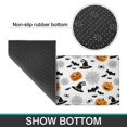 thumbnail image 6 of Halloween Witch Hats Pumpkins and Spider Webs Kitchen Rugs Sets Of 2,Anti Fatigue Kitchen Mat Rugs Non Slip Washable,Decorative Kitchen Floor Mats for Kitchen,Sink,Laundry,17"x30"+17"x47", 6 of 7
