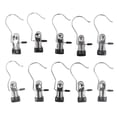 thumbnail image 2 of Clips de Suspension, Acier Inoxydable Ouverture 0.98 Po 10 Pcs Polyvalent Antirouille Portable Clip de Queue Courte pour Extérieur pour Chaussettes, 2 of 8