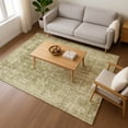 thumbnail image 7 of Addison Rugs Mayfield Premium Machine Washable Traditional Global Brown Rectangle Rug, 8' X 10' Machine Washable Traditional Global Brown Oversized Sherpa Throw Blanket, 7 of 7