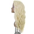 thumbnail image 5 of LUXLUXE Raven Wavy Layer 24 in Long L Part Wig, Heat Resistant Fibers,Light Blonde, 5 of 7