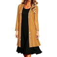 thumbnail image 2 of Fjofpr Womens Glitter Sequin Cardigan Long Sleeve Sparkle Women'S Solid Color Chiffon Cardigan with Sequin Border Elegant Long Sleeved Cover Shirt Cocktail Party Cardigan Jacket, 2 of 8