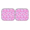 thumbnail image 7 of Qekee Pink Donuts Foldable Car Sun Shade - 2-Pack, Car Windshield Sunshades, Foldable - Small, 7 of 7