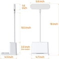 thumbnail image 2 of LED Desk Table Lamp, USB Charging Port, Dimmable Eye-Caring, 3 Brightness & 3 Light Modes, Adjustable Arms, Touch Control, 2 of 8