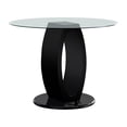 thumbnail image 3 of Furniture of America Janus Contemporary 5-Piece Round Dining Set, Black (Seats up to 4), 3 of 7