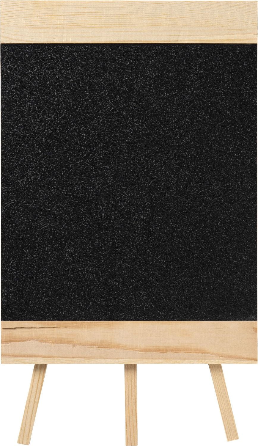 Plaid Wood Surfaces, Chalkboard Folding Easel