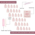 thumbnail image 4 of Pantalón corto Press On Nails Glamnetic Ballet rosa liso opaco, 4 of 6