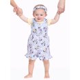 thumbnail image 2 of Minnie Mouse Baby Girl Shortall and Tee Outfit Set with Headband, Sizes 0/3 Months-24 Months, 2 of 5
