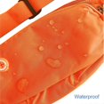 thumbnail image 3 of Riñonera impermeable para hombre y mujer, con cinturón ajustable para correr, hacer senderismo y viajar (naranja), 3 of 5