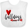 thumbnail image 3 of Inktastic Bulldogs with Heart and Arrow Boys or Girls Baby Bib, 3 of 4