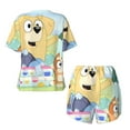 thumbnail image 5 of Lsque Bluey Women's Short-Sleeved Pajama Set - 2 Piece Soft and Lightweight Sleepwear Set-4X-Large, 5 of 9