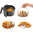 thumbnail image 2 of Panier pour Friteuse à Air Chaud, Accessoire de Remplacement pour Friteuse à Air 8Qt Panier en Maille avec Poignée, Panier Vapeur Rond en Acier Inoxydable 18/8 pour Friteuse à Air, Instant Pot, Four, Panier Vapeur, Panier de Friture Ménager, 2 of 7
