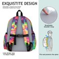 thumbnail image 5 of Tie Dye Popular Art Backpack for School,Schoolbag with Adjustable Shoulder Straps & Padded Back,13.4"x11"x4.7", 5 of 6