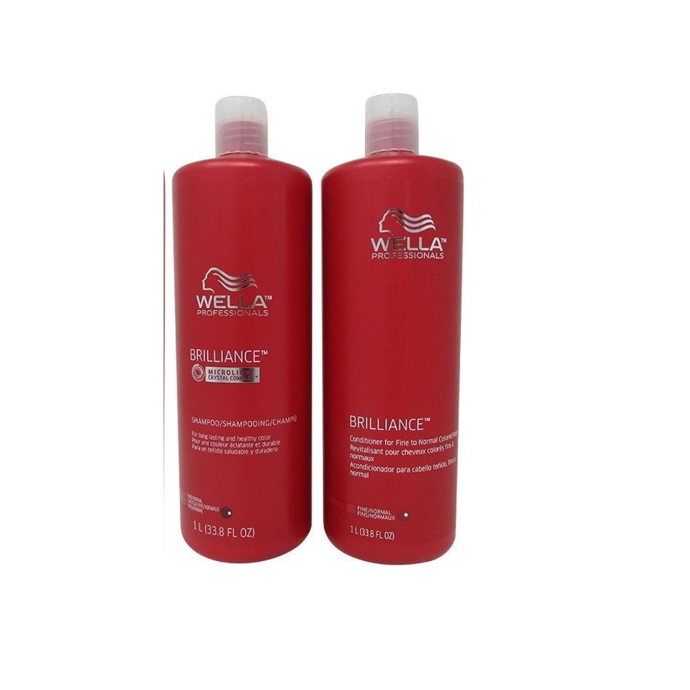 Wella Wella Brilliance Shampoo and Conditioner Duo for Fine Hair 33.8