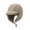Khaki, variant on Lei Feng Hat Solid Color Autumn Winter Down Hat Windproof Design Adjustable Buckle Cold Weather Headwear