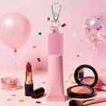thumbnail image 5 of Unique Bargains 1 Pc Solid Color Lip Gloss Keychain Cap Pink Silicone, 5 of 5