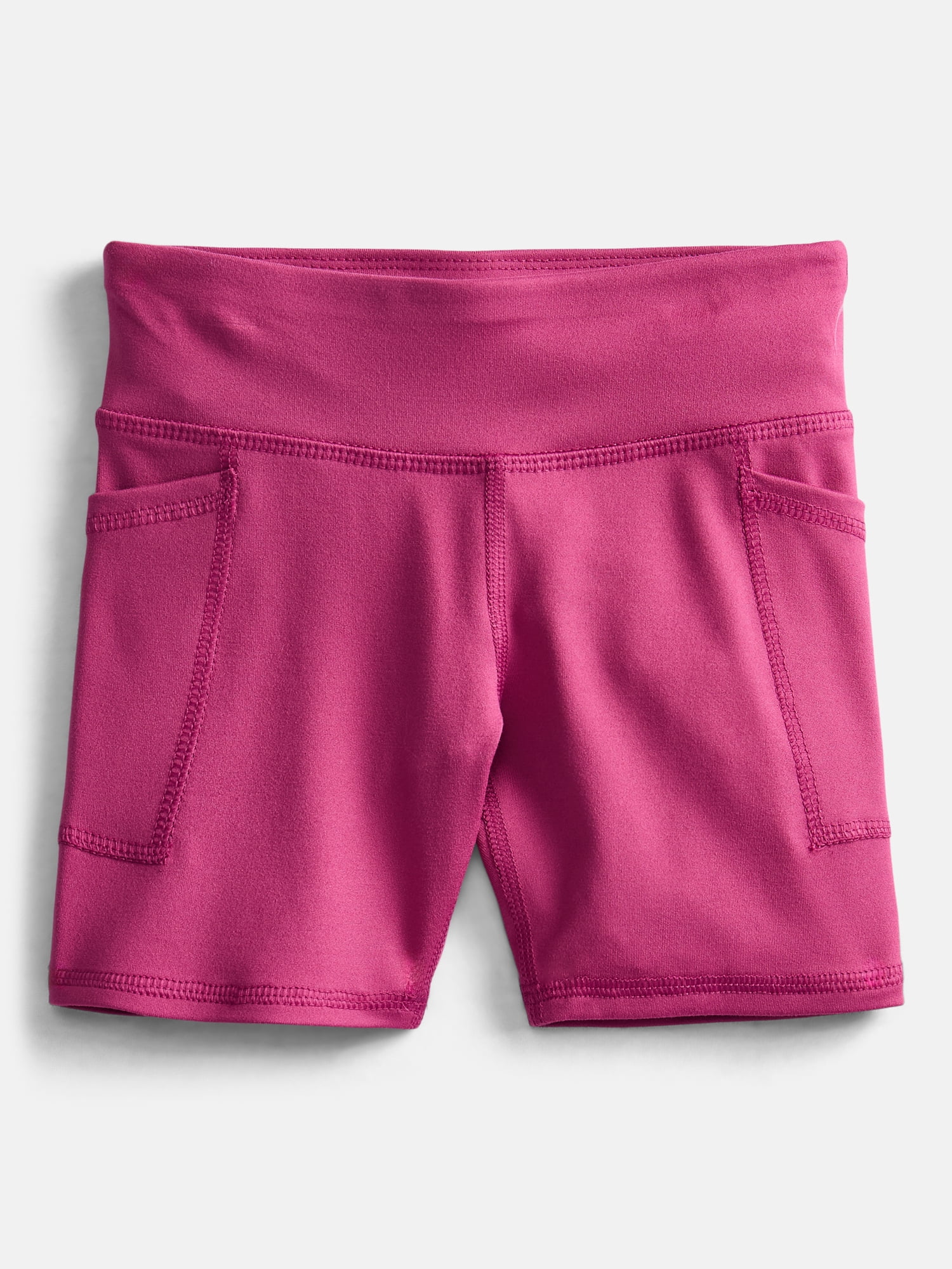 Athletic Works Girls Active Bike Shorts, 2-Pack, Sizes 4-18 & Plus